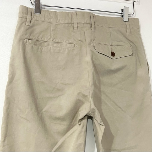 Mr. P Cotton Twill Straight Leg Chino Pants‎ Stone Khaki 28 - Picture 4 of 6